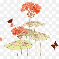 手绘花卉
