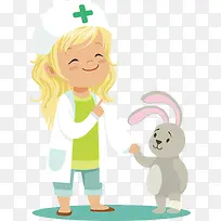 宠物医生和小兔子