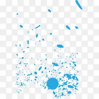 蓝色底纹颗粒纹理元素