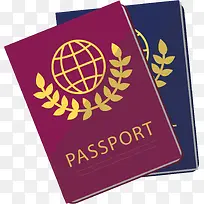 出国旅游两本护照