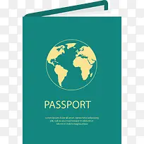 绿色出国旅游护照