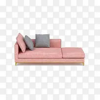 粉色沙发三维模型