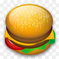 一百二十八快食品食品汉堡ico