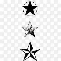 黑色五角星