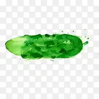 卡通水彩蔬菜黄瓜