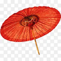 立绘彩绘合成红色的雨伞
