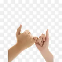 拉钩手势