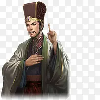 手绘古风官员