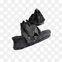 黑色煤炭素材图