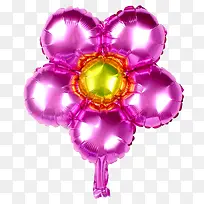 紫色花朵铝箔气球