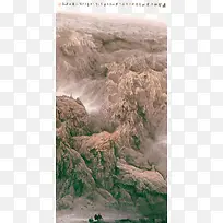 手绘万里江山图