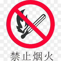 禁止烟火加油站的标志
