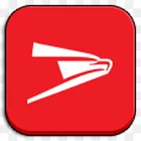 美国邮政手机红iphoneipad图标