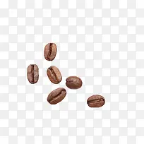 漂浮咖啡豆