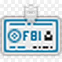fbi id card icon