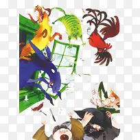 鸡飞狗跳
