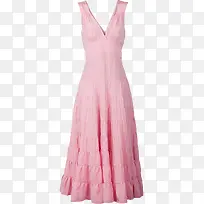粉色长裙