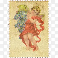 可爱人物邮票