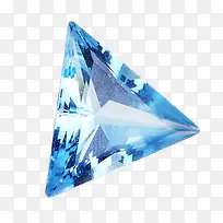 三角形绿色水晶宝石