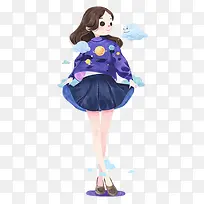 卡通女孩