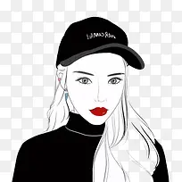 卡通女孩