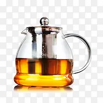 耐热玻璃茶壶不锈钢过滤泡花草茶