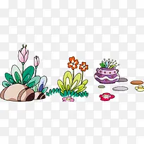 鲜花绿草