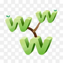 绿色WWW