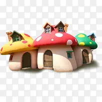 童话世界蘑菇房子
