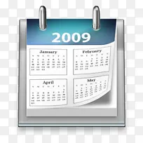 2009年日历图标