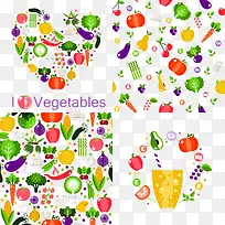 卡通蔬菜插画