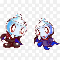 手绘卡通可爱星座水瓶座