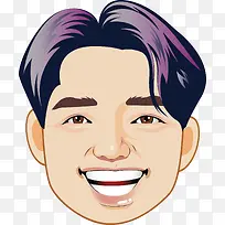 大笑的男人