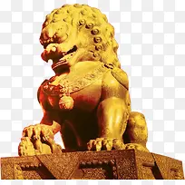 中国风企业文化狮子装饰图案