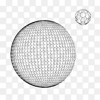 3D球形立体素材图案