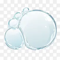矢量大小透明水泡气泡