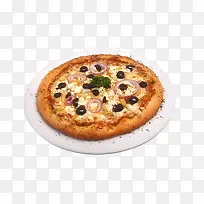 树莓洋葱芝士披萨