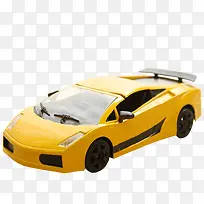 黄色小汽车模型