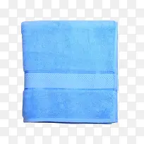 纯棉蓝色浴巾