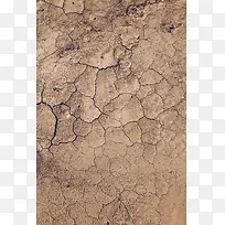 干旱土壤裂纹