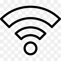 WiFi大纲符号一圈图标