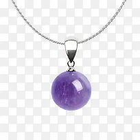 石头记紫水晶吊坠
