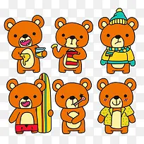 6款可爱棕熊
