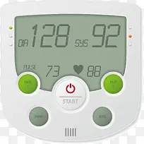 一个灰色精致电子血压计