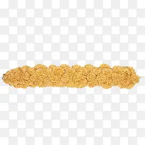 金黄色成熟饱满小米穗