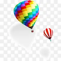 马赛克彩色氢气球