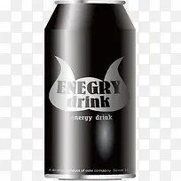 黑色包装能量饮料