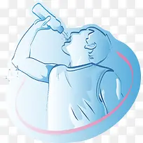 运动喝水解渴