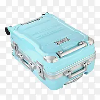 浅蓝色日常行李箱