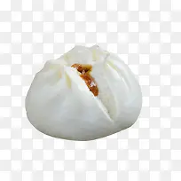 开口叉烧包包子素材